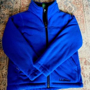 Boys size 5/6 LL Bean full zip warm fleece